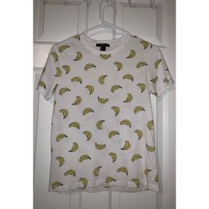 Banana pattern short sleeve shirt S Forever 21